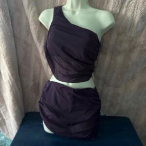 Cupshe Purple One-Shoulder Bikini